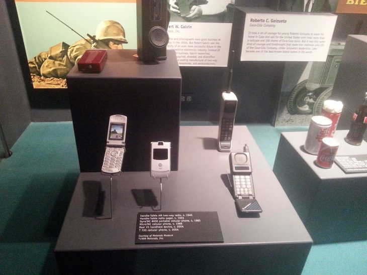 El Motorola RAZR es parte de la exposición de un museo