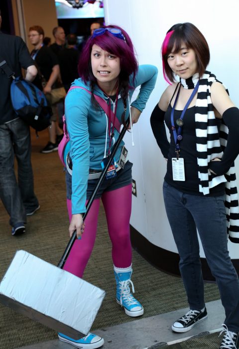 Amigas disfrazadas de Scott Pilgrim