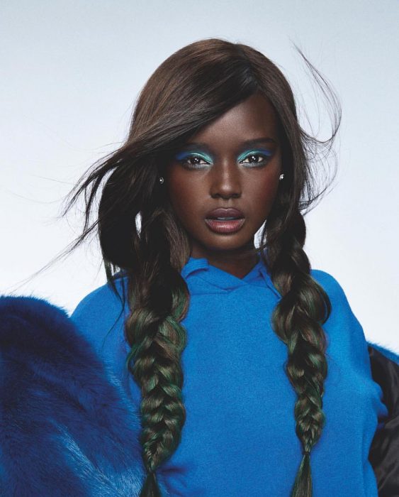 Duckie Thot, modelo australiana de origen sudanés