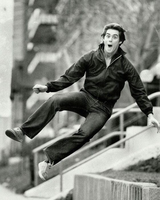 Jim Carrey de 19 años de edad en 1981