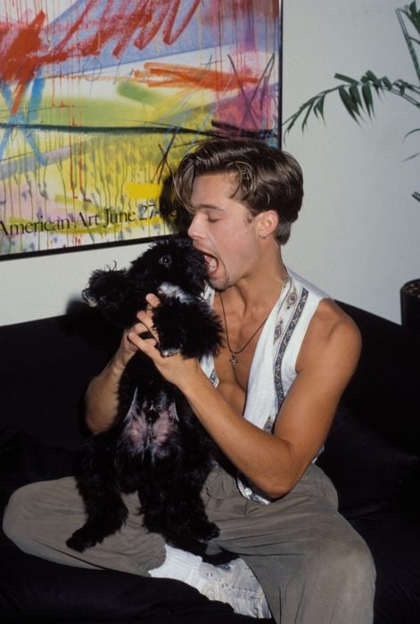 Durante los 80's Brad Pitt se tomaba muchas fotografías para ser notado por los grandes de la industria