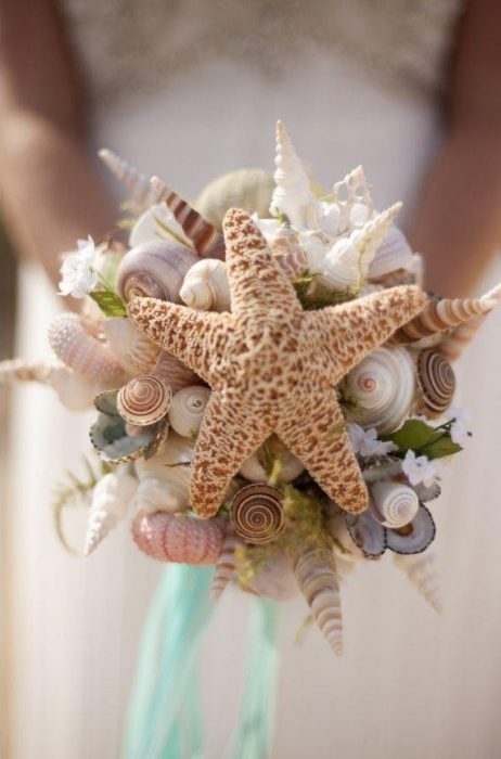 Decoración al estilo de La Sirenita para una boda 