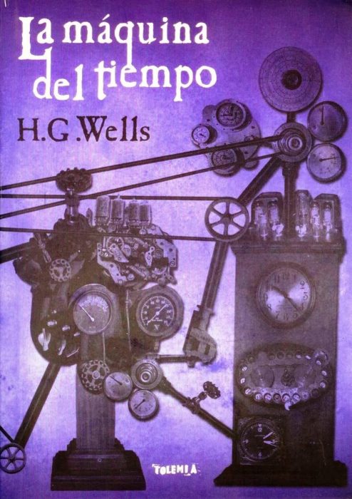 Portada del libro la maquina del tiempo