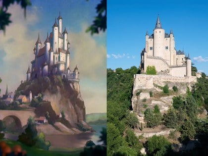 Alcázar de Segovia, España Lugar que inspiró la película de Blancanieves