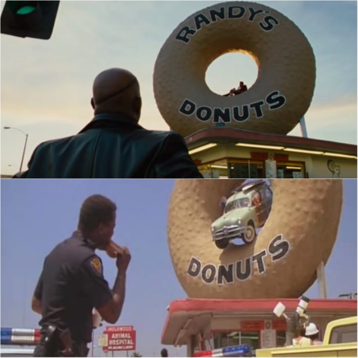 hombres comiendo rosquillas