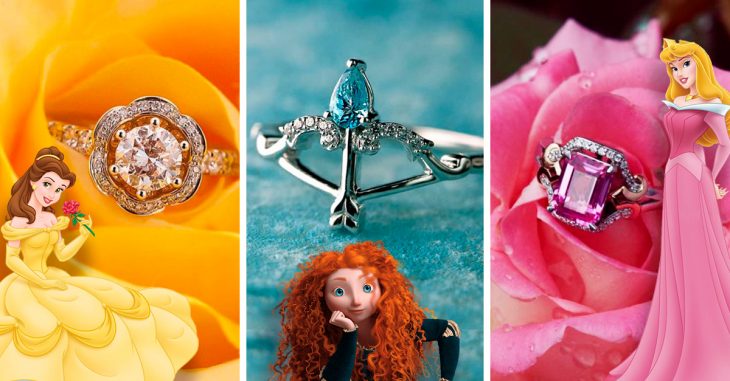 Disney acaba de lanzar una colección de anillos de compromiso inspirados en las princesas