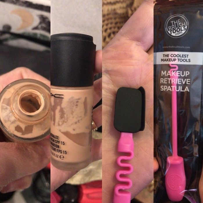 espátula para maquillaje