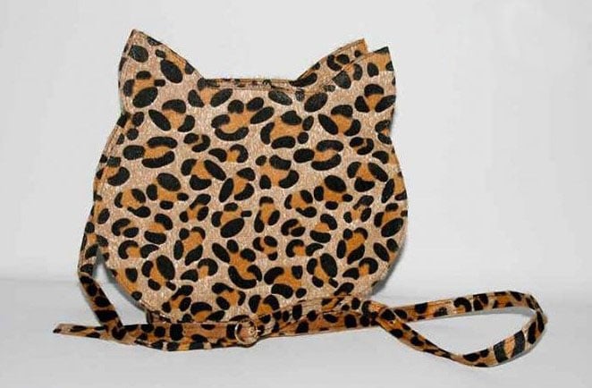 bolso de mano de leopardo 