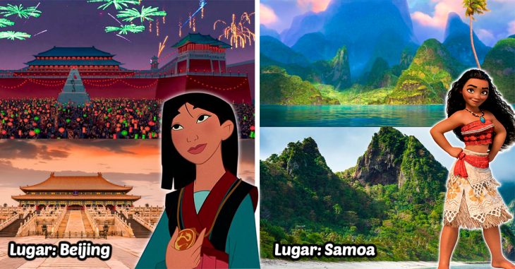 15 Lugares que inspiraron las películas de Disney