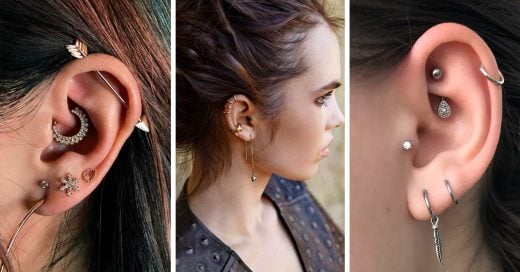 16 Fotos de piercings en la oreja que te convencerán de hacerte otro