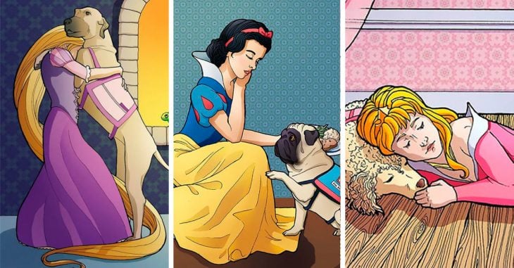Esta artista ilustró a las princesas de Disney de una manera diferente
