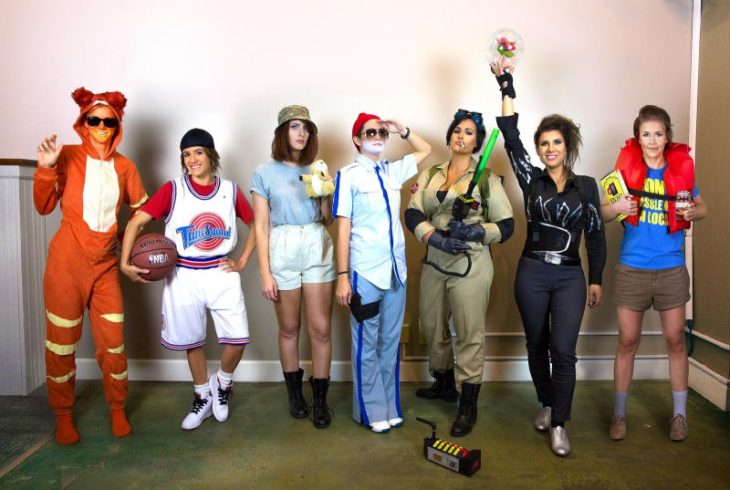 mujeres vestidas de bill murray halloween 