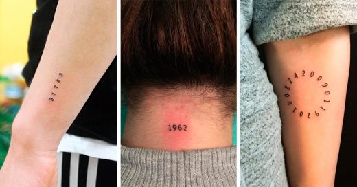 13  Diseños de tatuajes para llevar contigo siempre una fecha especial 