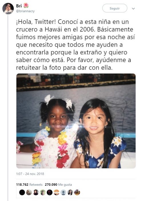 Amigas de la infancia se reencuentran después de 12 años gracias a Twitter