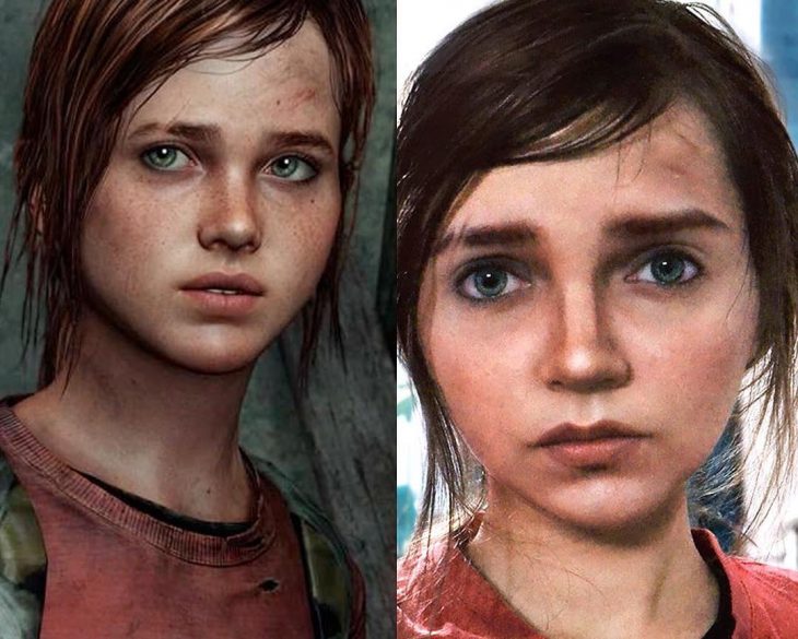 Chica cosplayer disfrazada de Ellie de The last of us