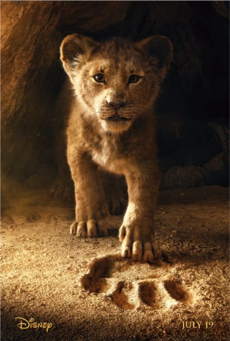 Poster oficial película El Rey León 2019