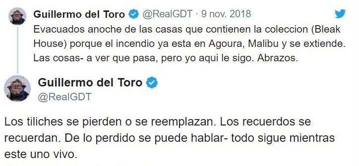 tuit de Guillermo del Toro