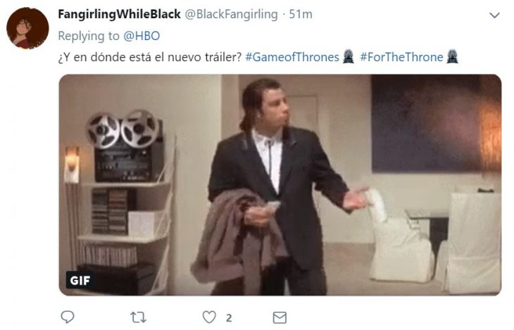 Reacción de usuarios de Twitter al nuevo teaser de la temporada 8 de Game of thrones