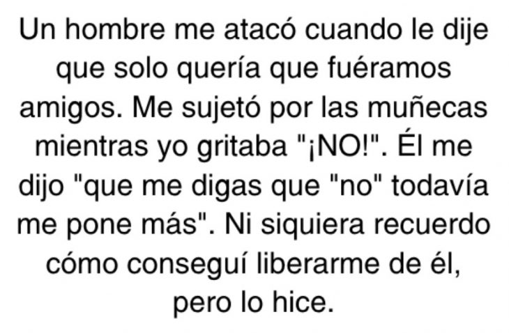 Historias aterradoras de chicas que obtuvieron amenazas después de rechazar a un hombre