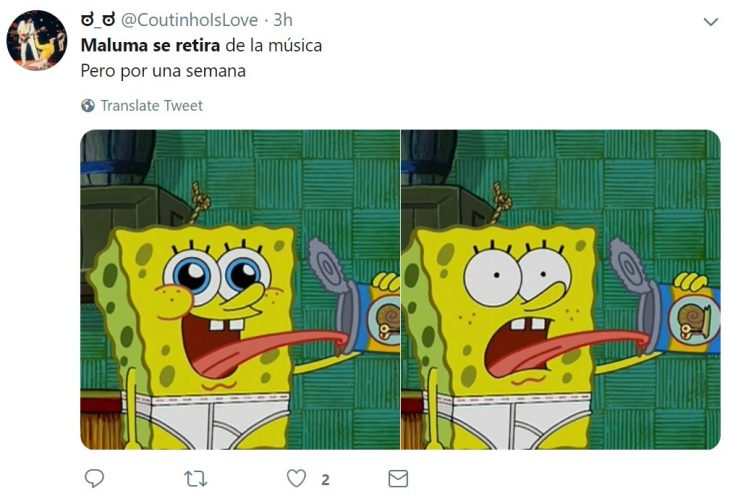 Reacciones de Twitter ante el retiro de Maluma