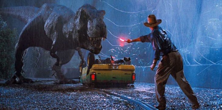 escena de la película Jurassic Park