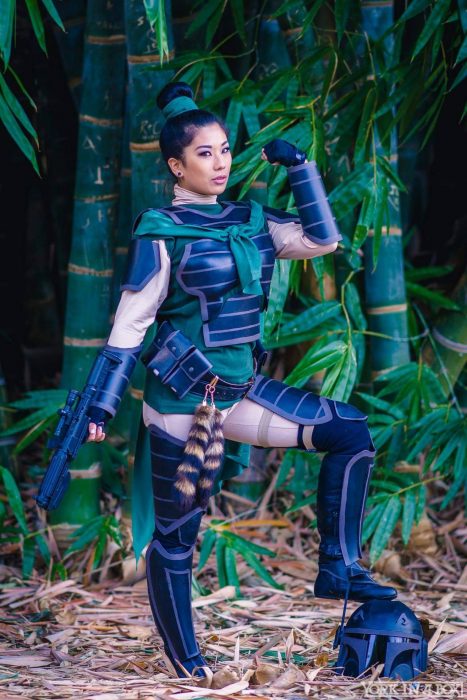 Cosplay de Mulan combinado con Star Wars