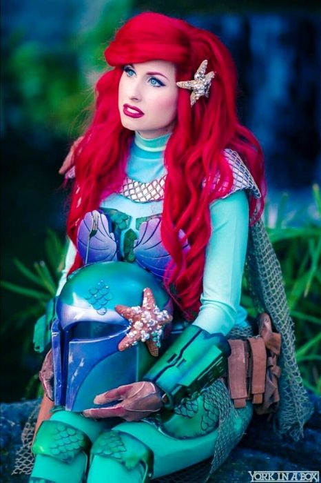 Cosplay de Ariel combinado con Star Wars