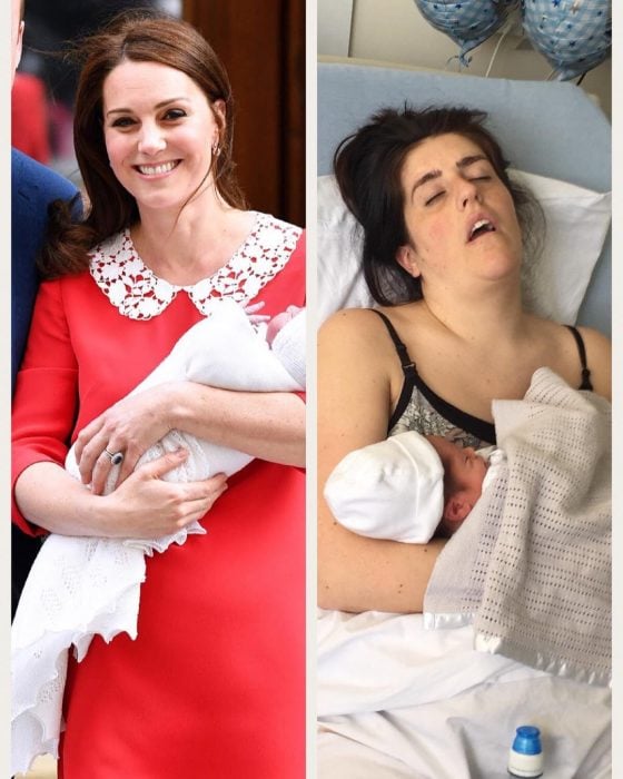 Princesa Kate el día del nacimiento de su bebé