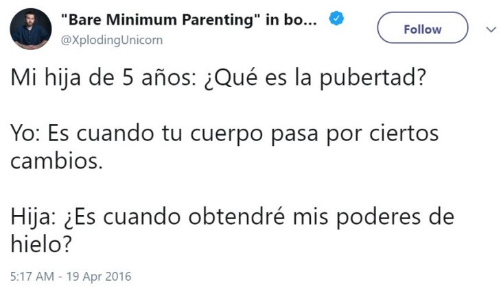 Padre comparte divertidas anécdotas de sus hijas en Twitter