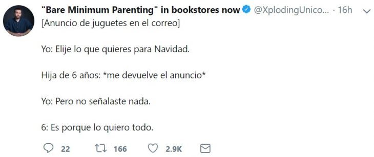 Padre comparte divertidas anécdotas de sus hijas en Twitter