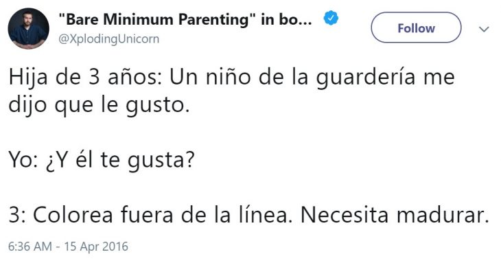 Padre comparte divertidas anécdotas de sus hijas en Twitter