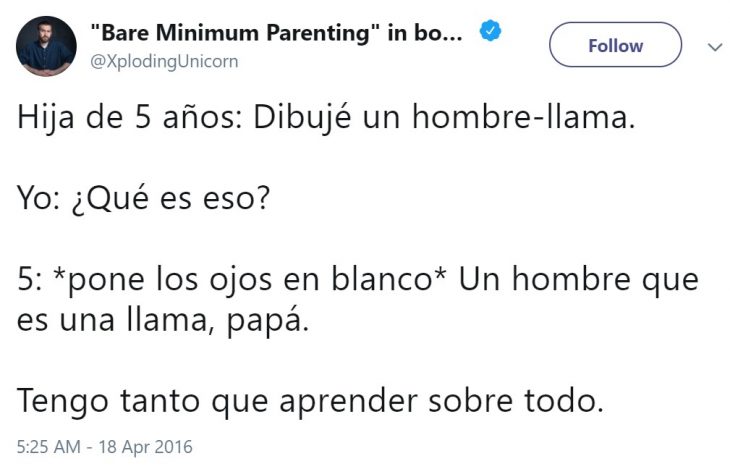 Padre comparte divertidas anécdotas de sus hijas en Twitter