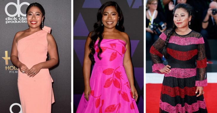 13 Looks de Yalitzia Aparicio posando como la estrella de cine en la que se ha convertido  