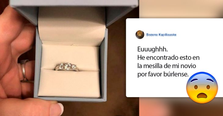 Becks parque Natural ensayo Pidió se burlaran del anillo de compromiso de su novio