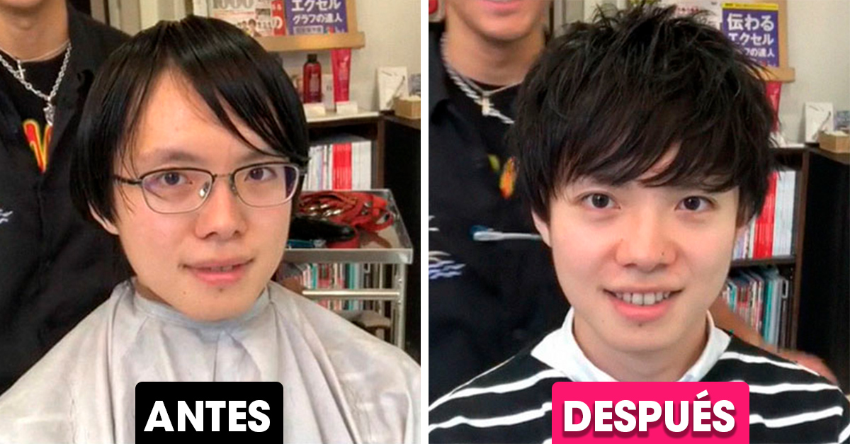 Este barbero japonés muestra lo que un corte de cabello hace