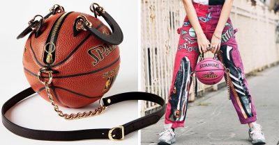 Artista convierte balones deportivos en hermosas e inusuales bolsas