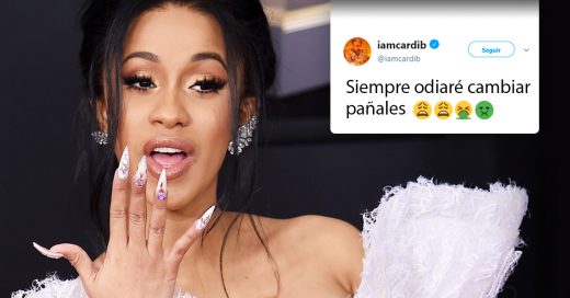 Cardi B comparte el pensamiento de muchas madres: odia cambiar pañales