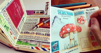 Renuncia a su trabajo para viajar por el mundo y ahora crea hermosos diarios de viaje