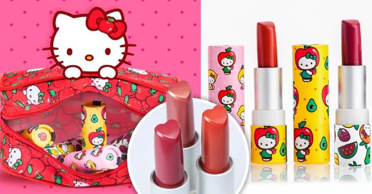 Hello Kitty se unió a Pai Pai para lanzar una colección de labiales