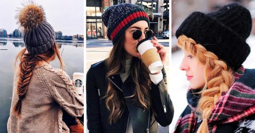 14 Maneras para peinarte si quieres usar gorro este invierno