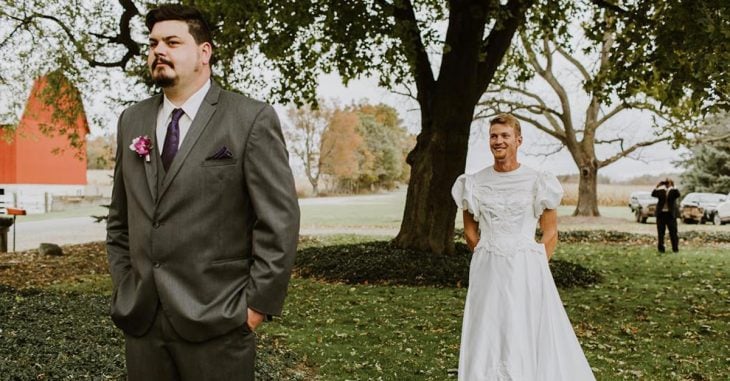 Este novio recibió una divertida sorpresa el día de su boda