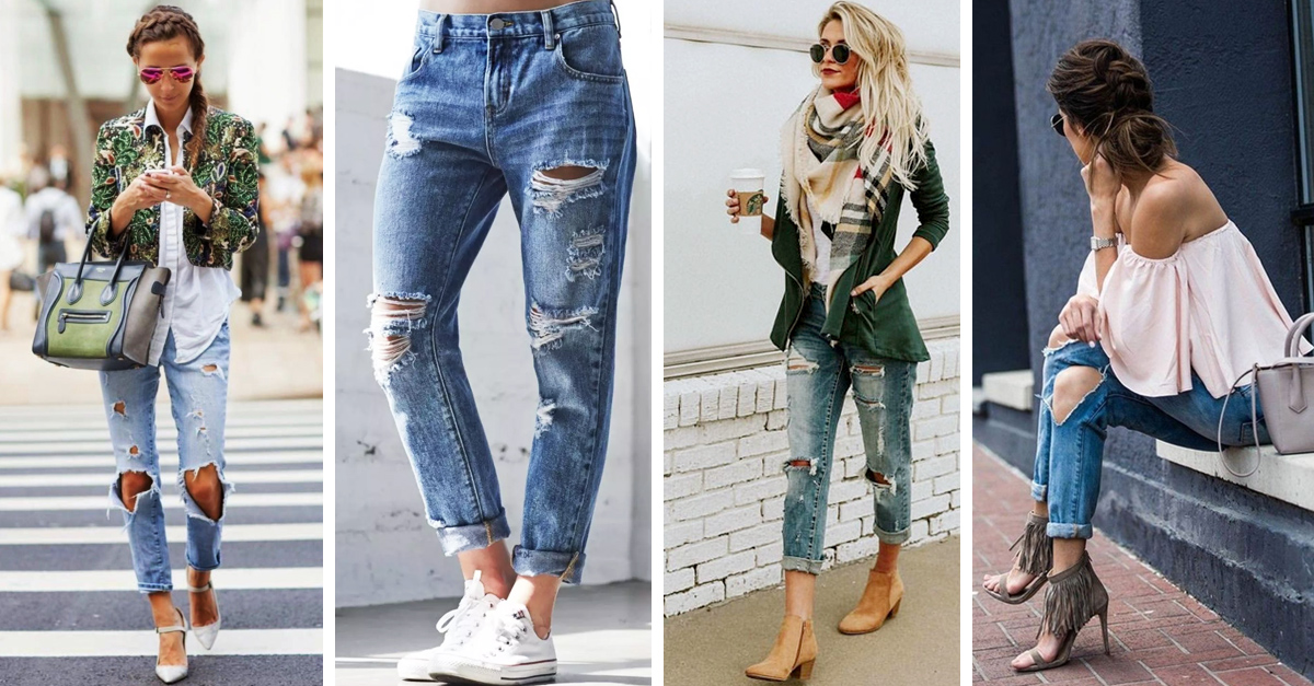 15 Estilos de calzado que bien con tus pantalones rotos