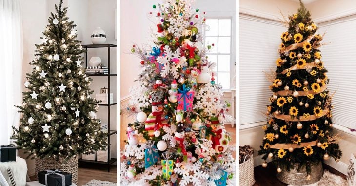 15 Decoraciones de pinos tan espectaculares que te matarán tu lado Grinch esta Navidad