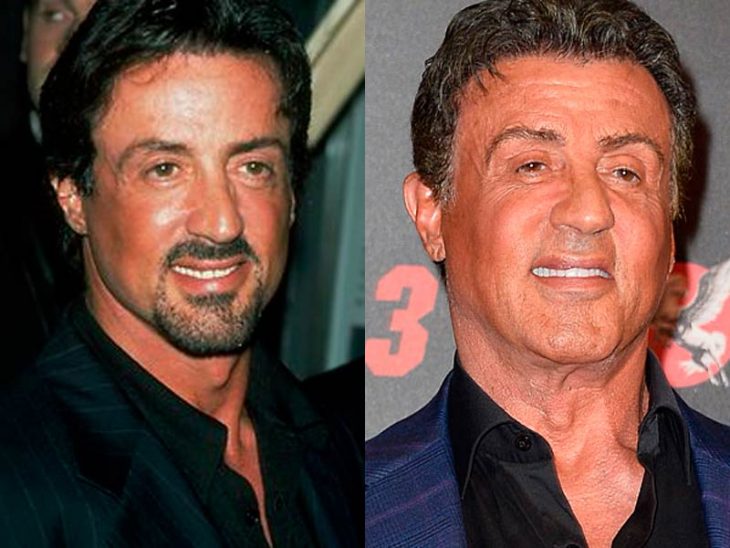  Sylverster Stallone antes y después de viejo