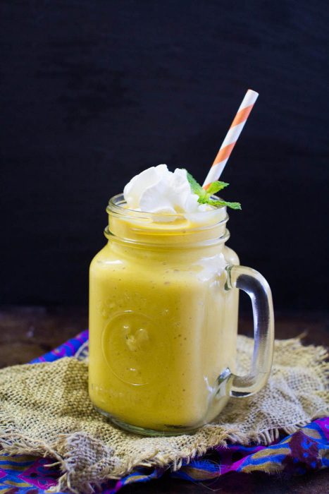 Frappe de piña para bajar de peso