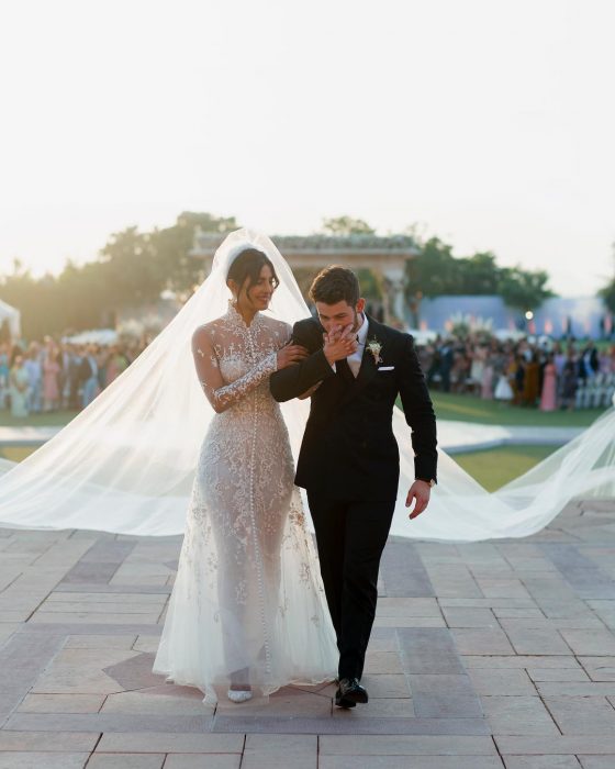 Priyanka chopra y nick jonas el día de su boda