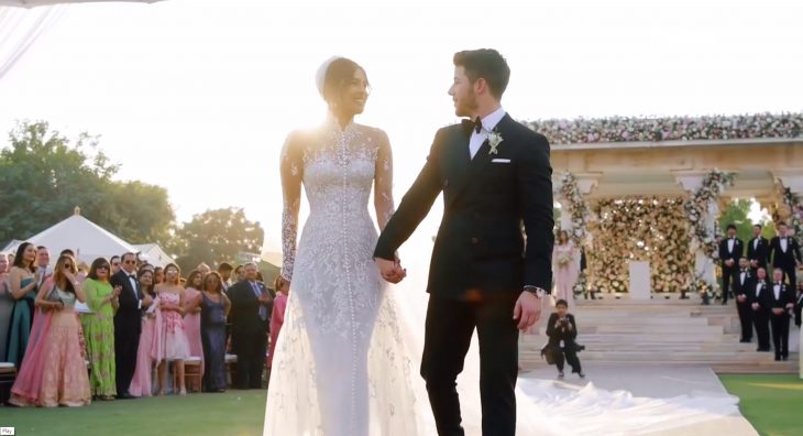 Priyanka chopra y nick jonas el día de su boda