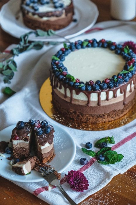 pasteles de chocolate