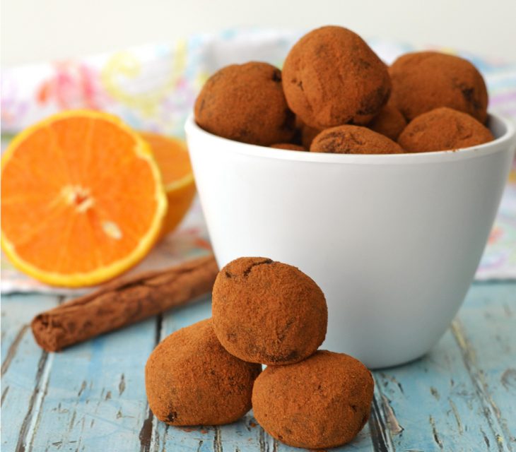 trufas de naranja