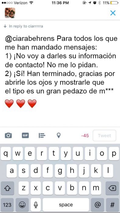 Internet se une para ayudar a una mujer a escapar de una relación emocionalmente tóxica